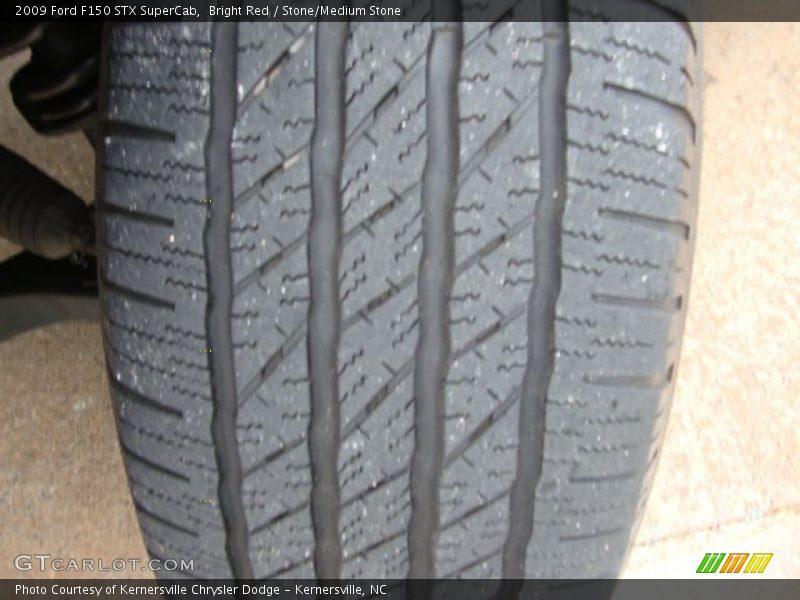 Bright Red / Stone/Medium Stone 2009 Ford F150 STX SuperCab