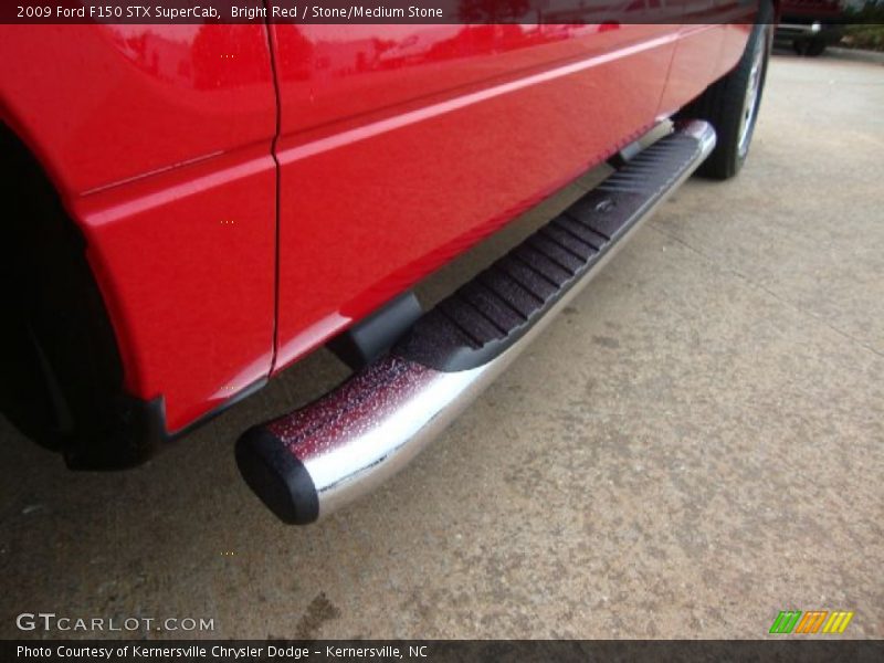 Bright Red / Stone/Medium Stone 2009 Ford F150 STX SuperCab