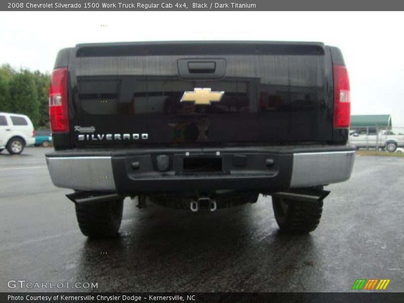 Black / Dark Titanium 2008 Chevrolet Silverado 1500 Work Truck Regular Cab 4x4