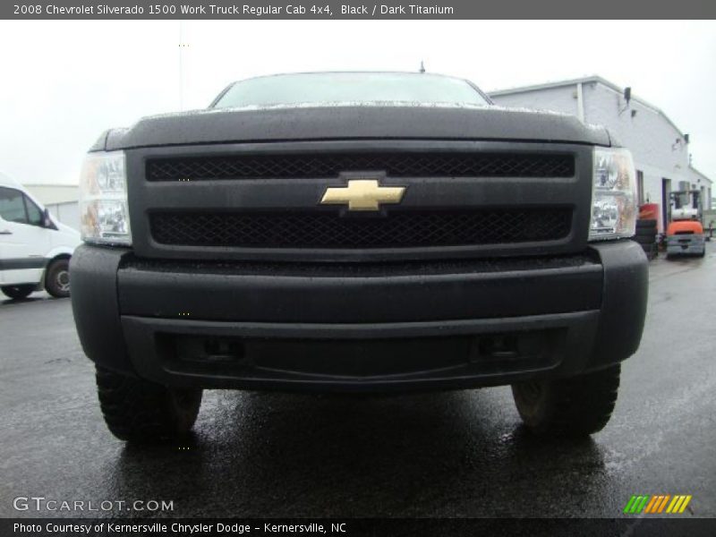 Black / Dark Titanium 2008 Chevrolet Silverado 1500 Work Truck Regular Cab 4x4