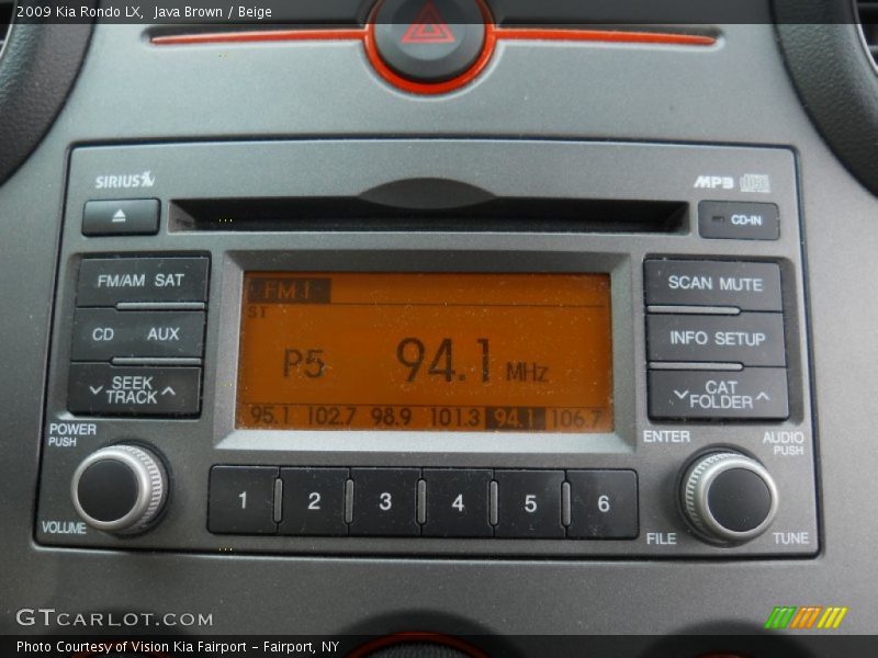 Java Brown / Beige 2009 Kia Rondo LX