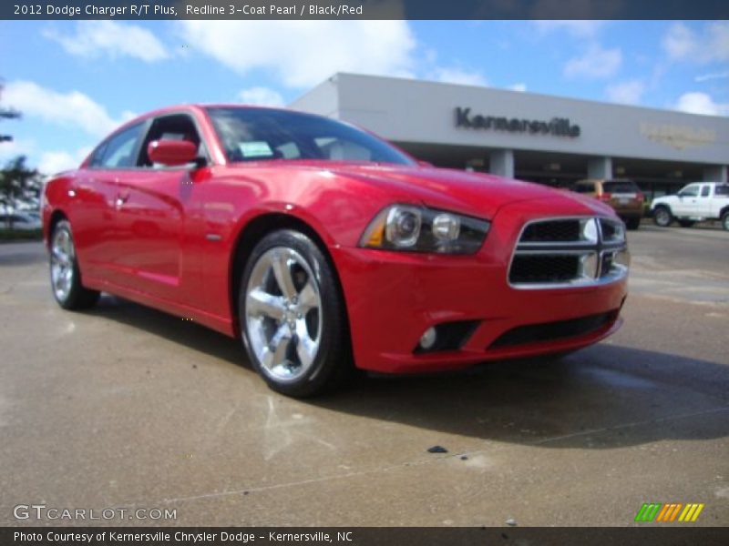 Redline 3-Coat Pearl / Black/Red 2012 Dodge Charger R/T Plus
