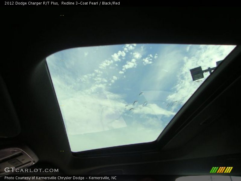 Sunroof of 2012 Charger R/T Plus