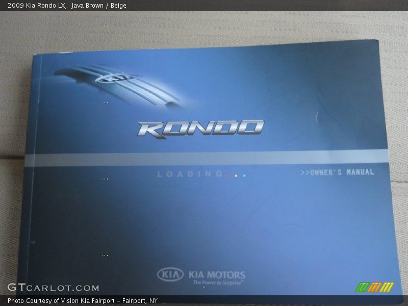 Java Brown / Beige 2009 Kia Rondo LX