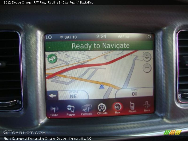 Navigation of 2012 Charger R/T Plus