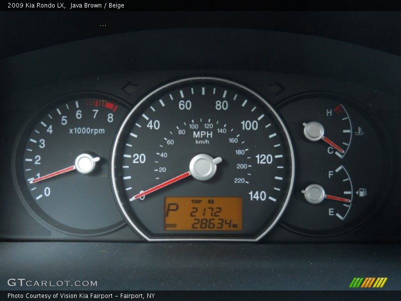 Java Brown / Beige 2009 Kia Rondo LX