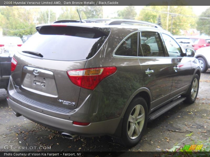 Dark Bronze Metallic / Black/Saddle 2008 Hyundai Veracruz Limited AWD