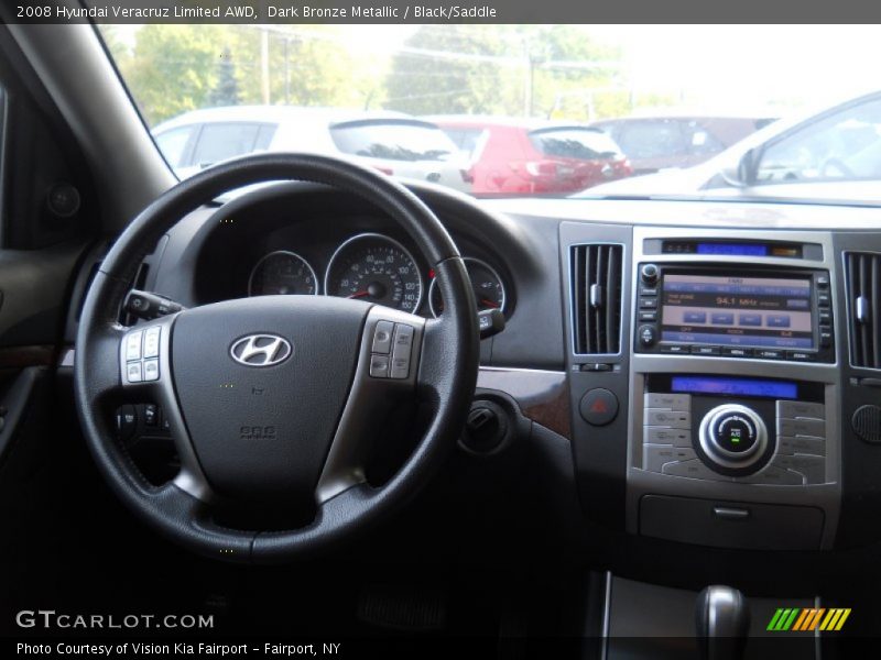 Dark Bronze Metallic / Black/Saddle 2008 Hyundai Veracruz Limited AWD