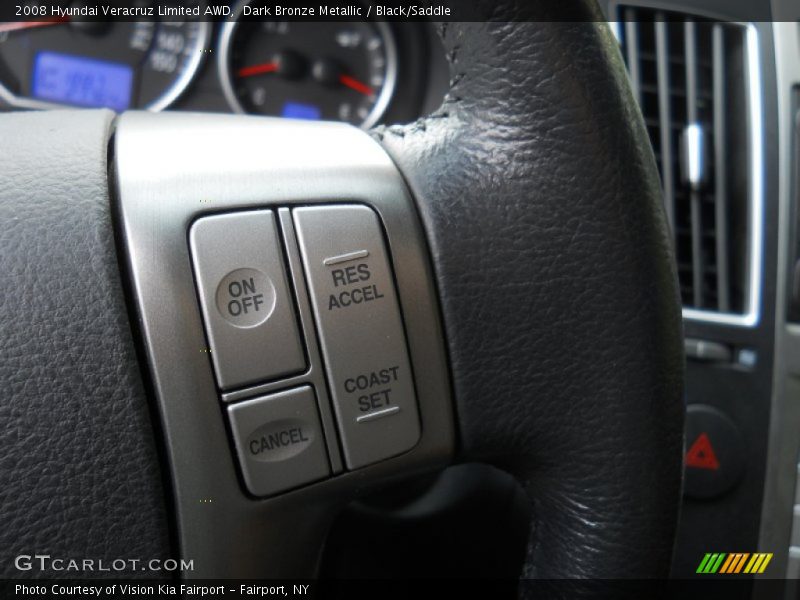 Dark Bronze Metallic / Black/Saddle 2008 Hyundai Veracruz Limited AWD