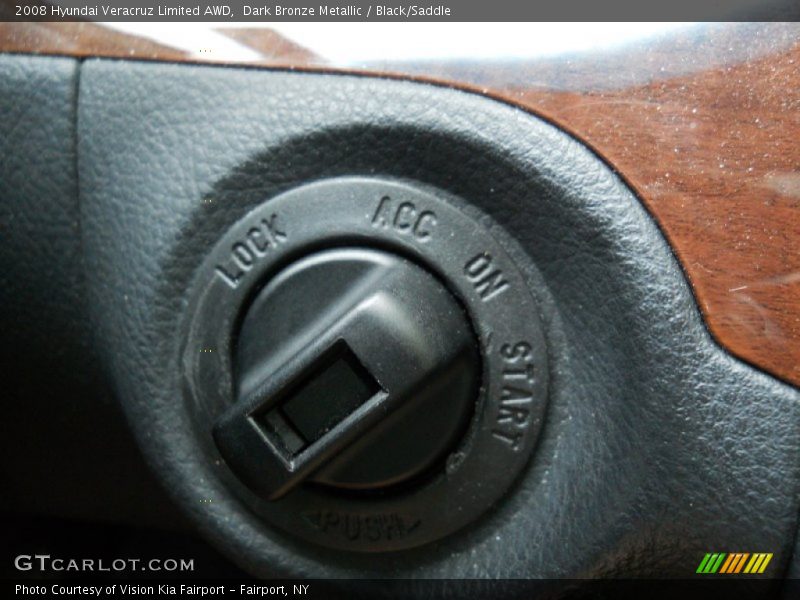 Dark Bronze Metallic / Black/Saddle 2008 Hyundai Veracruz Limited AWD