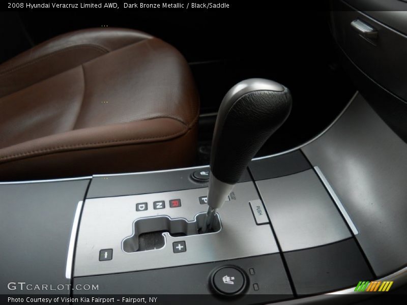 Dark Bronze Metallic / Black/Saddle 2008 Hyundai Veracruz Limited AWD