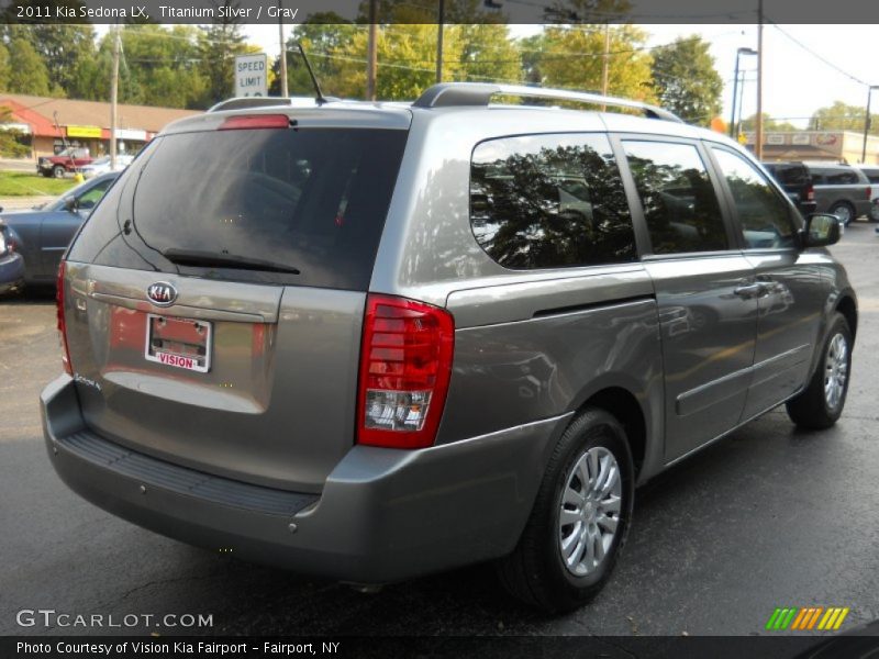 Titanium Silver / Gray 2011 Kia Sedona LX