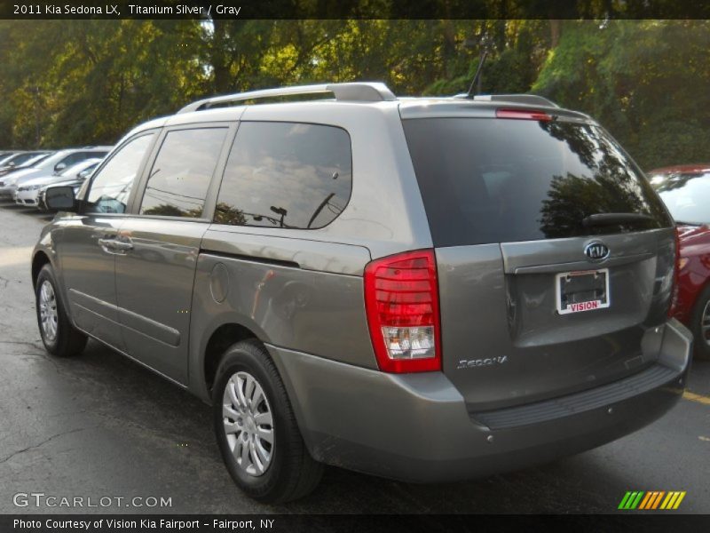Titanium Silver / Gray 2011 Kia Sedona LX
