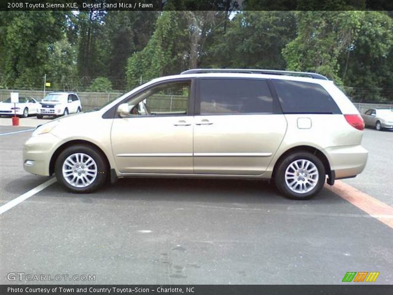 Desert Sand Mica / Fawn 2008 Toyota Sienna XLE