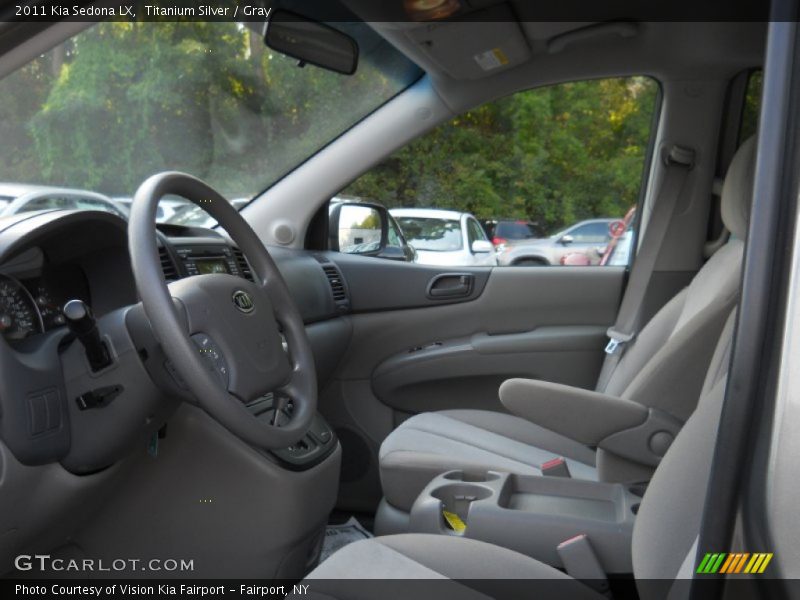 Titanium Silver / Gray 2011 Kia Sedona LX