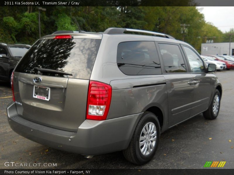 Titanium Silver / Gray 2011 Kia Sedona LX