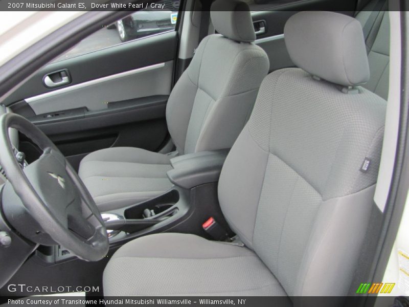 Dover White Pearl / Gray 2007 Mitsubishi Galant ES