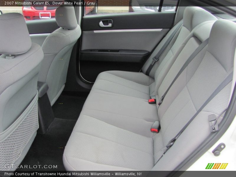 Dover White Pearl / Gray 2007 Mitsubishi Galant ES