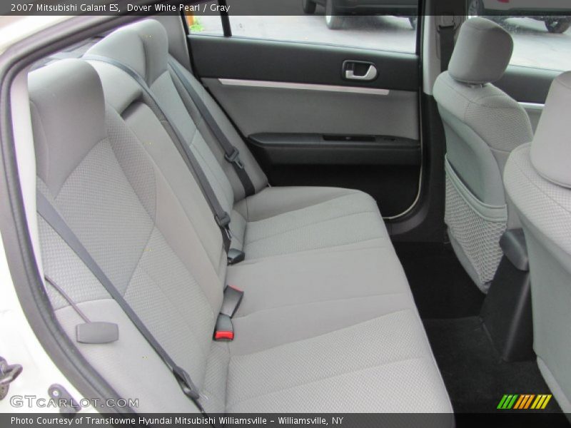 Dover White Pearl / Gray 2007 Mitsubishi Galant ES
