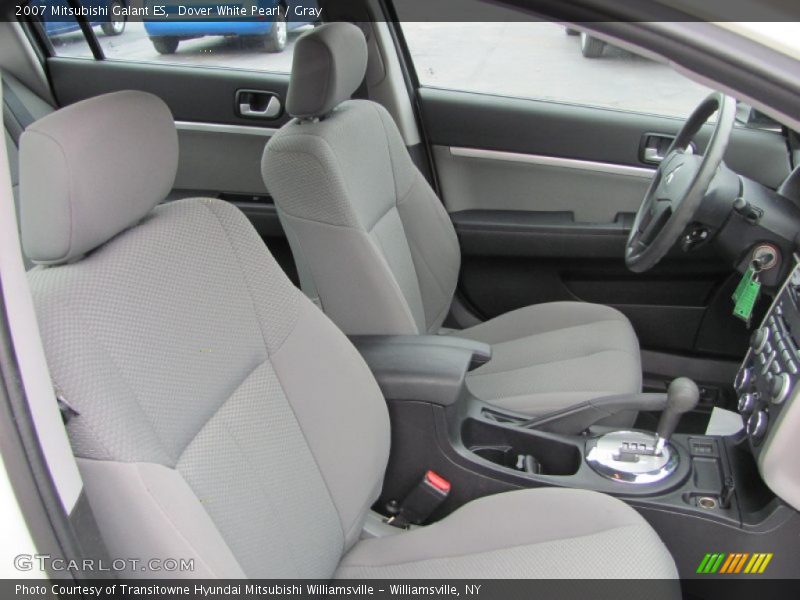 Dover White Pearl / Gray 2007 Mitsubishi Galant ES
