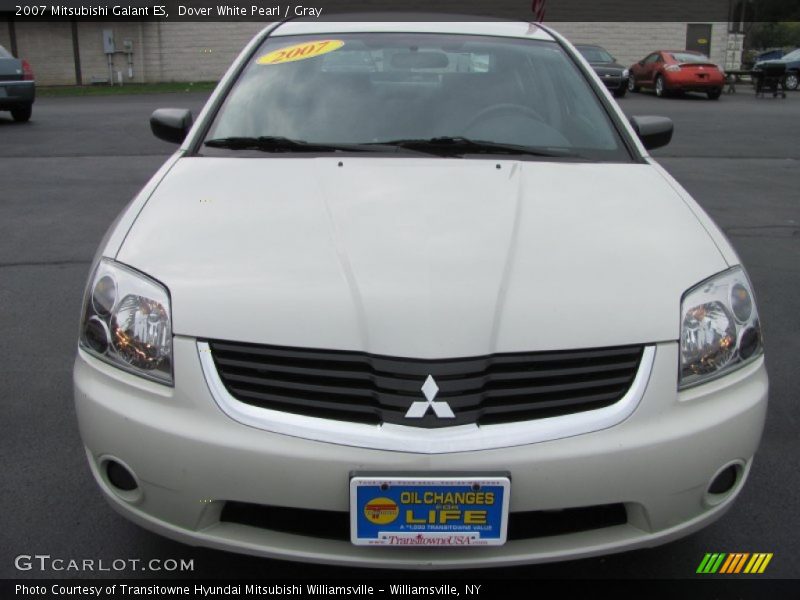 Dover White Pearl / Gray 2007 Mitsubishi Galant ES