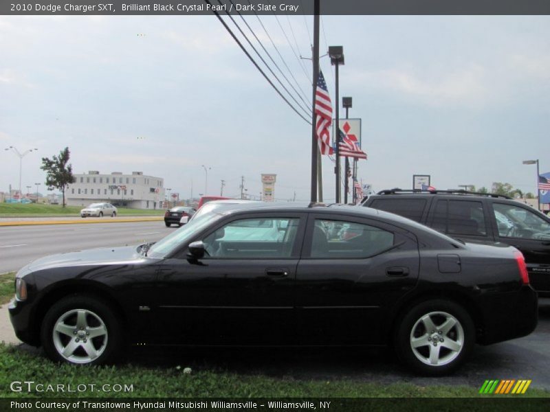 Brilliant Black Crystal Pearl / Dark Slate Gray 2010 Dodge Charger SXT