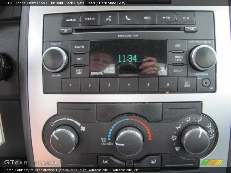 Brilliant Black Crystal Pearl / Dark Slate Gray 2010 Dodge Charger SXT