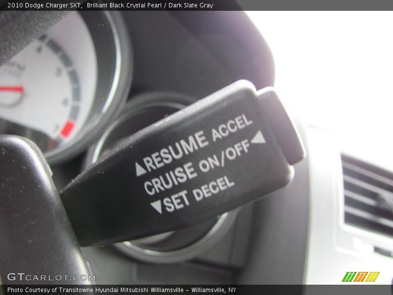 Brilliant Black Crystal Pearl / Dark Slate Gray 2010 Dodge Charger SXT