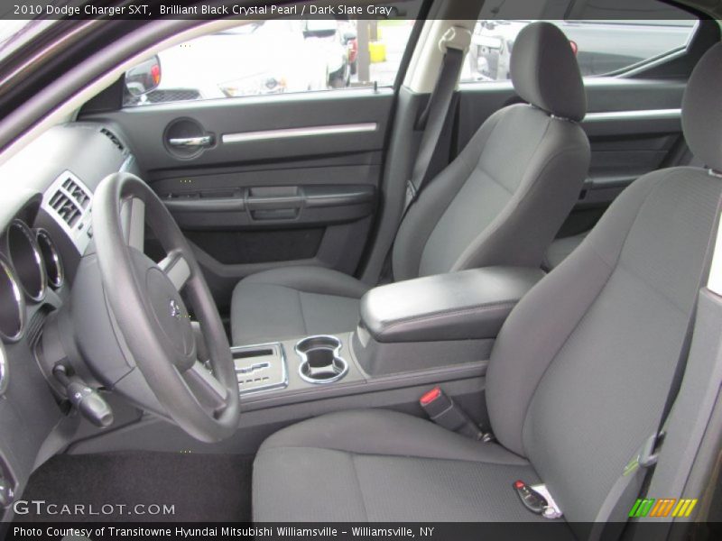 Brilliant Black Crystal Pearl / Dark Slate Gray 2010 Dodge Charger SXT