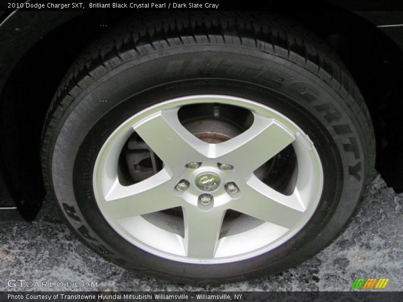 Brilliant Black Crystal Pearl / Dark Slate Gray 2010 Dodge Charger SXT