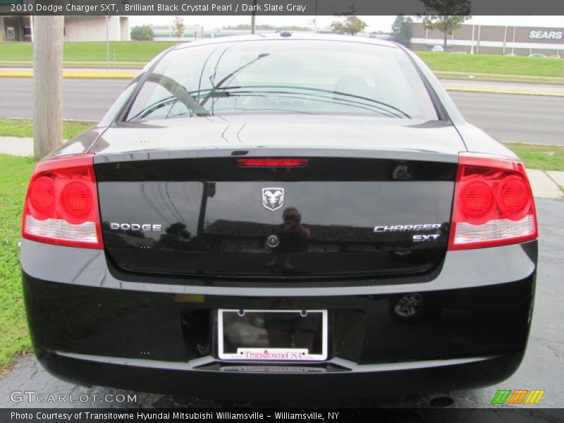 Brilliant Black Crystal Pearl / Dark Slate Gray 2010 Dodge Charger SXT