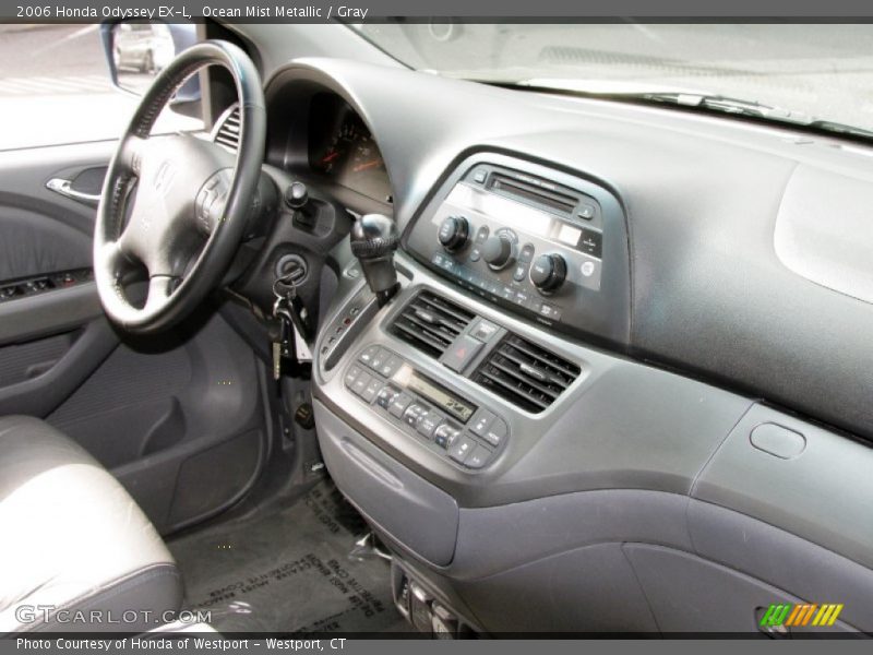 Ocean Mist Metallic / Gray 2006 Honda Odyssey EX-L