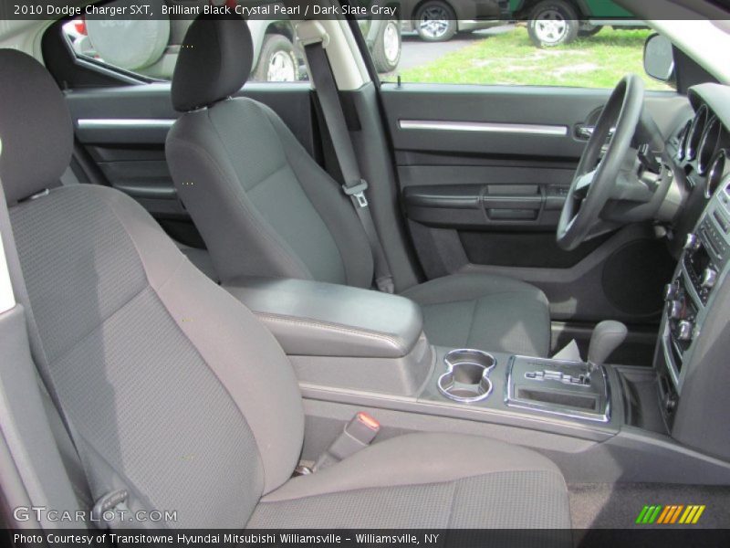 Brilliant Black Crystal Pearl / Dark Slate Gray 2010 Dodge Charger SXT