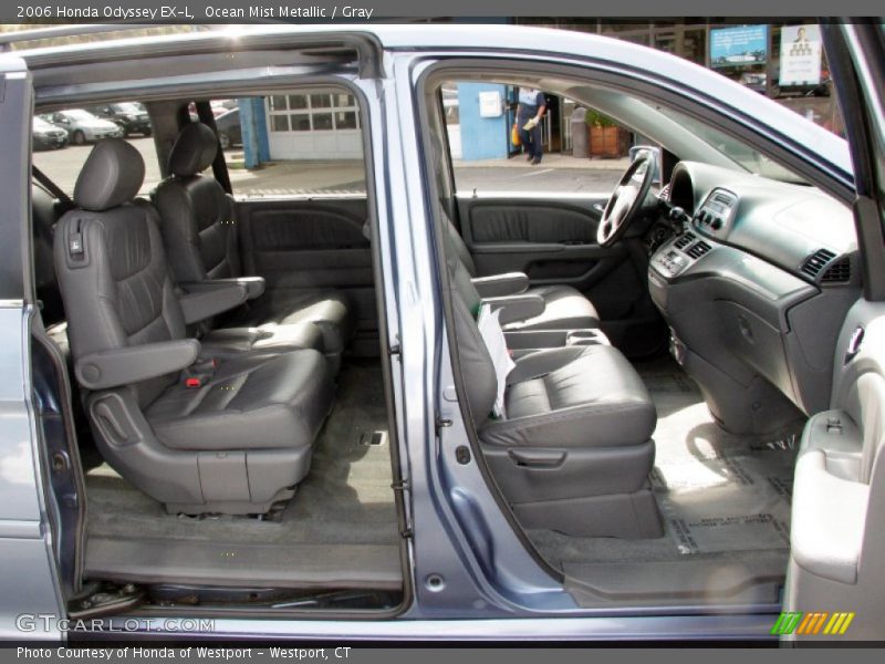 Ocean Mist Metallic / Gray 2006 Honda Odyssey EX-L