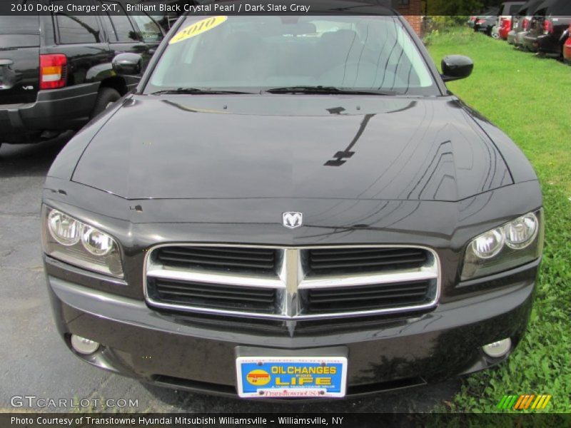 Brilliant Black Crystal Pearl / Dark Slate Gray 2010 Dodge Charger SXT