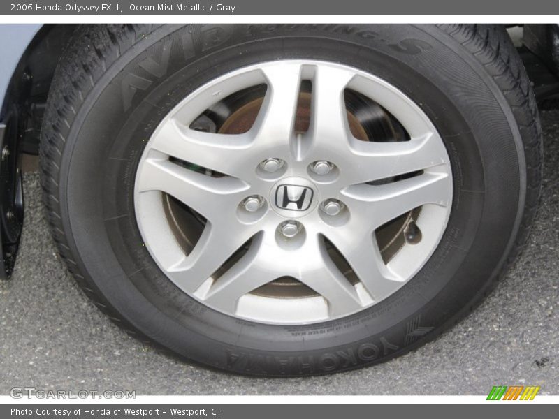 Ocean Mist Metallic / Gray 2006 Honda Odyssey EX-L