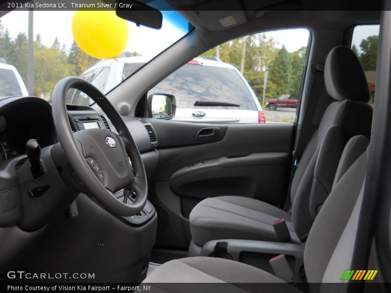 Titanium Silver / Gray 2011 Kia Sedona LX