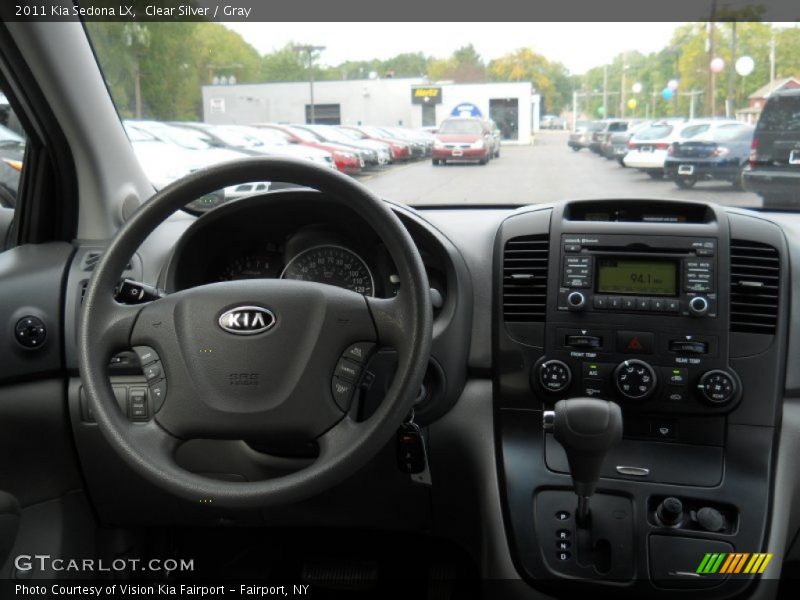 Clear Silver / Gray 2011 Kia Sedona LX