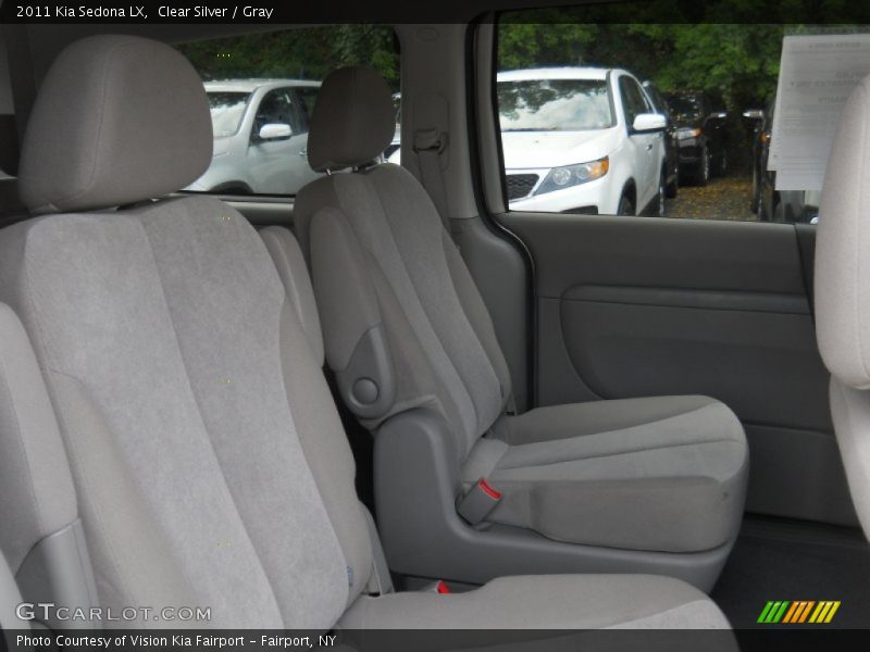 Clear Silver / Gray 2011 Kia Sedona LX