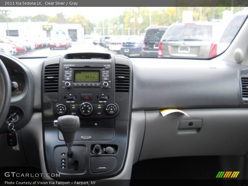 Clear Silver / Gray 2011 Kia Sedona LX