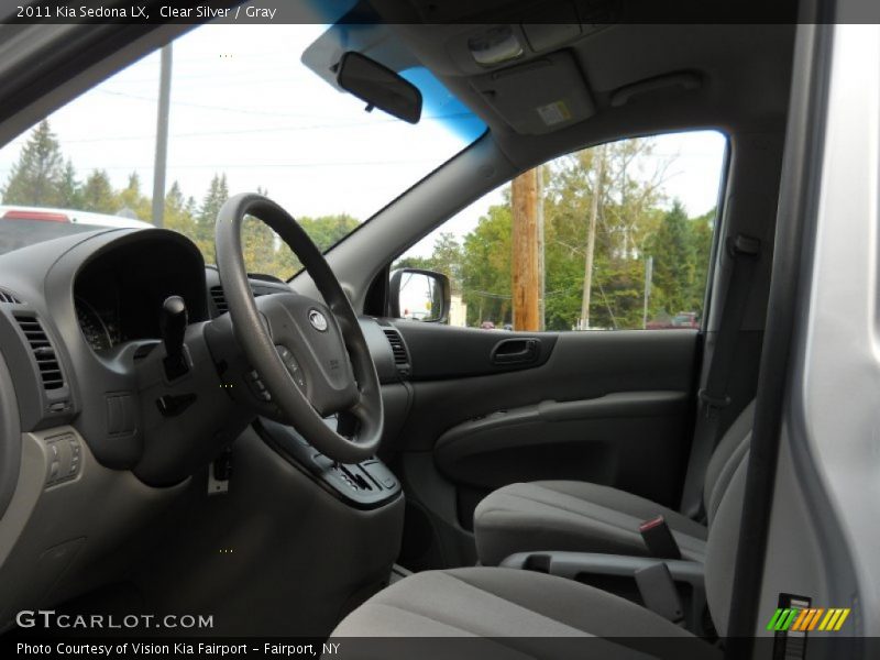 Clear Silver / Gray 2011 Kia Sedona LX
