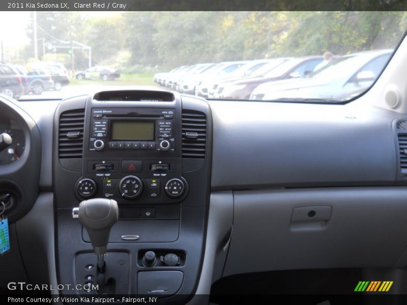 Claret Red / Gray 2011 Kia Sedona LX