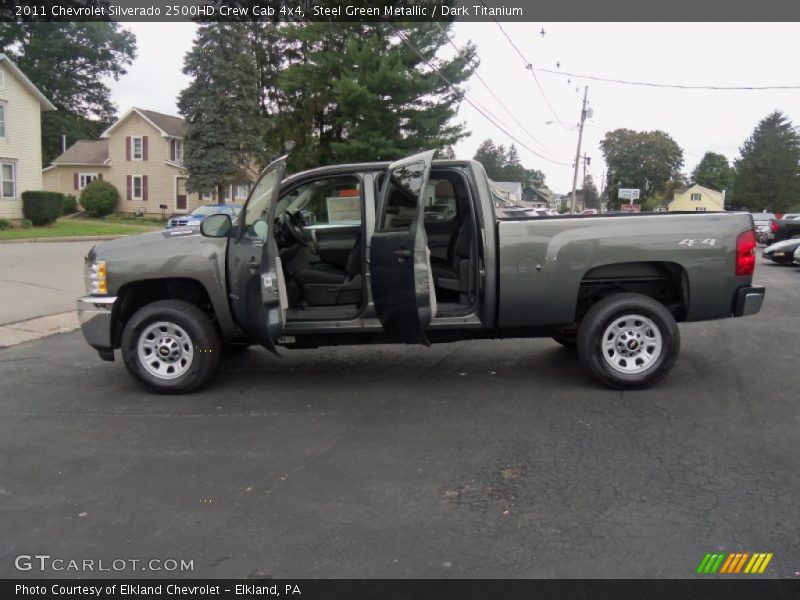  2011 Silverado 2500HD Crew Cab 4x4 Steel Green Metallic