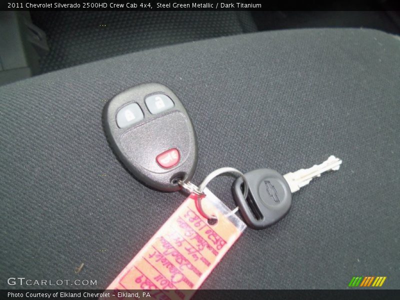 Keys of 2011 Silverado 2500HD Crew Cab 4x4