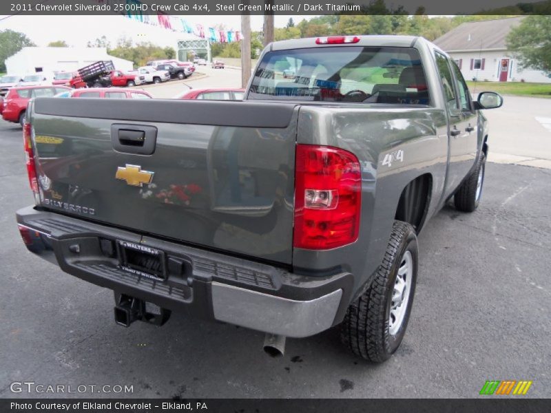  2011 Silverado 2500HD Crew Cab 4x4 Steel Green Metallic