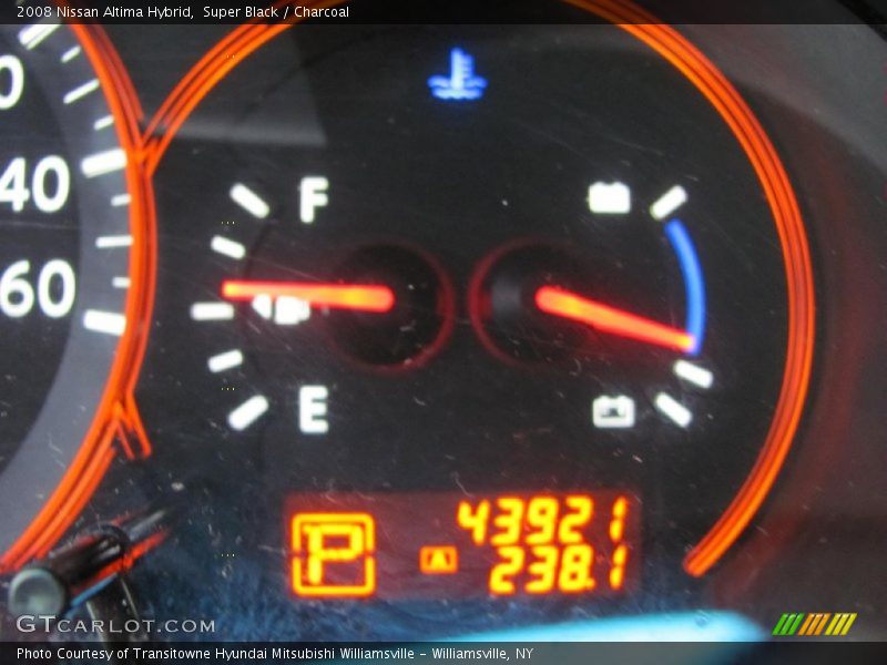 Super Black / Charcoal 2008 Nissan Altima Hybrid