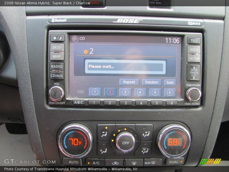 Controls of 2008 Altima Hybrid