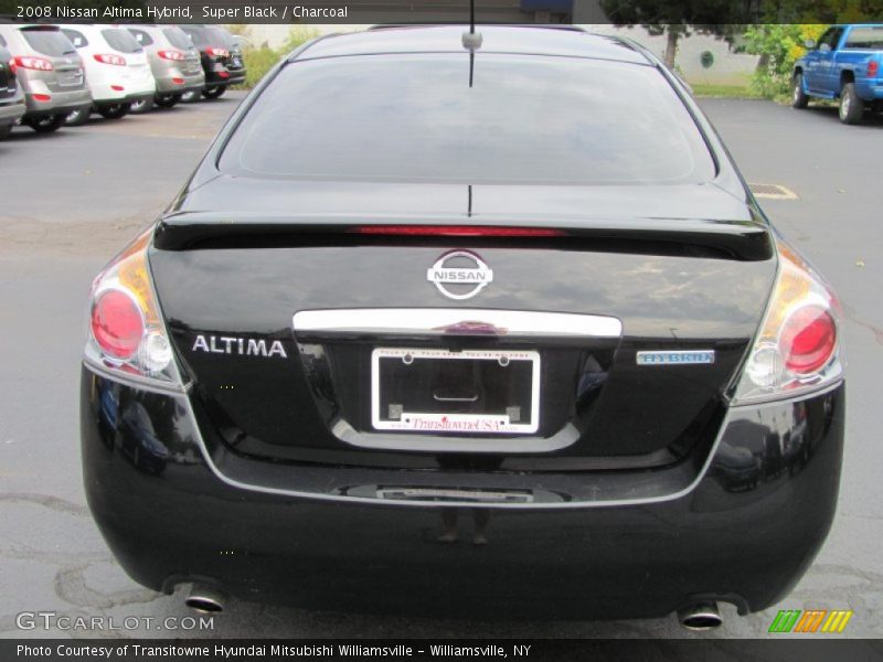 Super Black / Charcoal 2008 Nissan Altima Hybrid