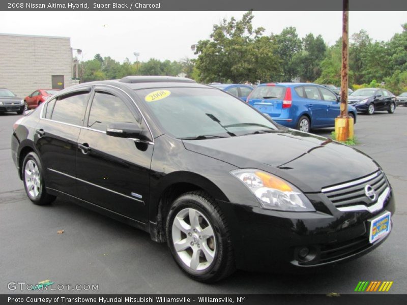 Super Black / Charcoal 2008 Nissan Altima Hybrid