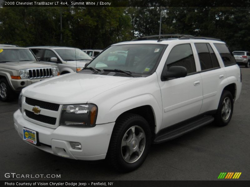 Summit White / Ebony 2008 Chevrolet TrailBlazer LT 4x4
